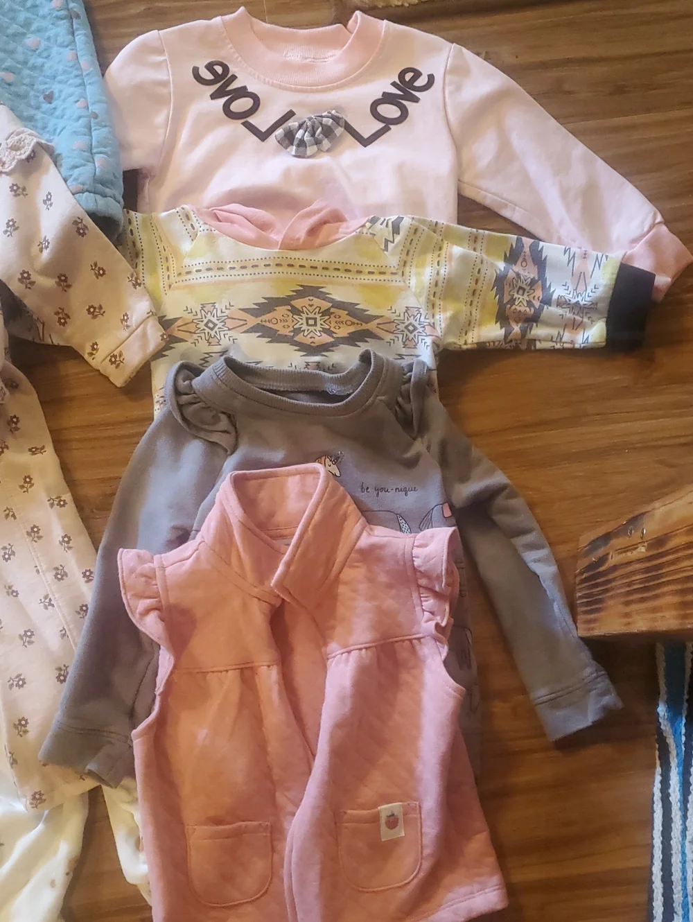 Mixed Baby Girls Clothing Bundle - Floral & Pink Pieces